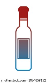 french wine bottle icon