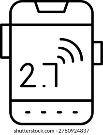 Frequency Icon Vector Element line icon design vector icons