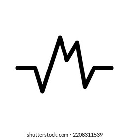 Frequency Line Icon Illustration Vector Graphic