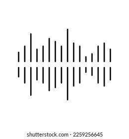 frequency noise color icon vector. frequency noise sign. isolated symbol illustration