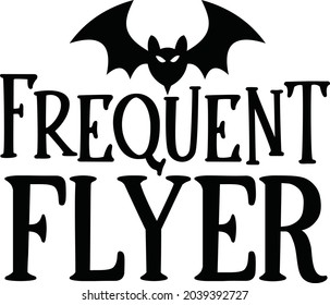 Frequent Flyer SVG T-shirt Design