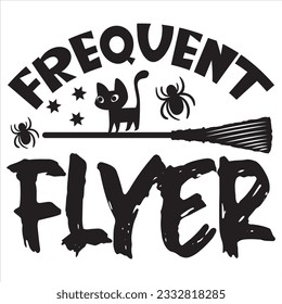 Frequent Flyer t-shirt design vector file
