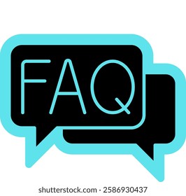 Frequently Asked Question icon, FAQ