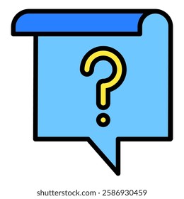 Frequently Asked Question icon, FAQ