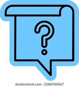 Frequently Asked Question icon, FAQ