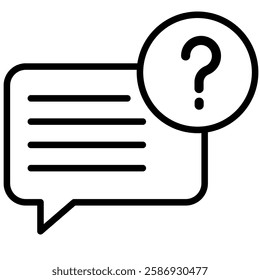 Frequently Asked Question icon, FAQ