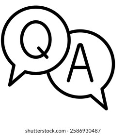 Frequently Asked Question icon, FAQ