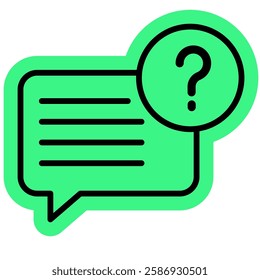 Frequently Asked Question icon, FAQ