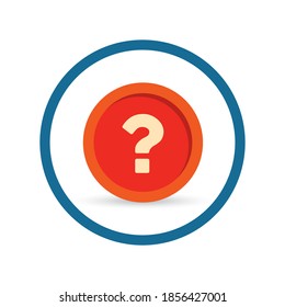 Frequently Asked Questions about Energy Efficiency. Vector icon.