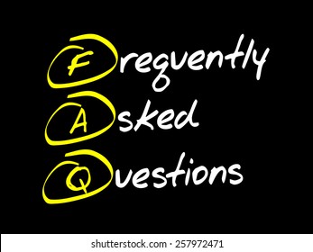 Frequently Asked Questions (FAQ), business concept acronym