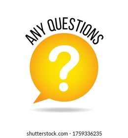 Concepto de preguntas frecuentes (FAQ). Ilustración vectorial. Icono o botón adecuado para la web.