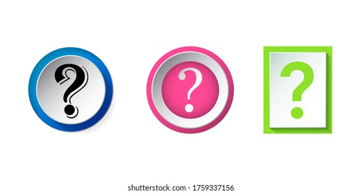 Frequently asked questions (FAQ) concept. Vector illustration.Web icon or web button.