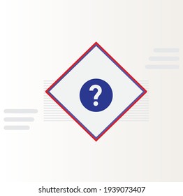 Frequently asked questions icon isolated background
