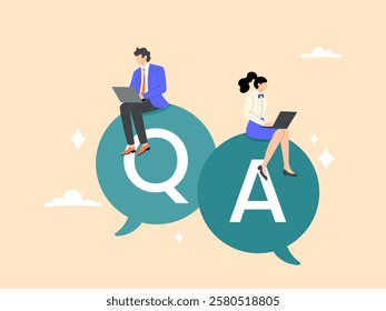 Frequently asked questions or solutions for businesses