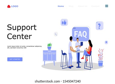 Frequently Asked Questions Vector Illustration Concept , Suitable for web landing page, ui, 
mobile app, editorial design, flyer, banner, and other related occasion
