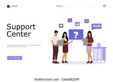 Frequently Asked Questions Vector Illustration Concept , Suitable for web landing page, ui, mobile app, editorial design, flyer, banner, and other related occasion
