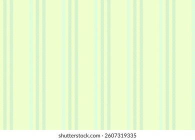 Fresentation texture fabric textile, couch vertical stripe background. Bong lines pattern vector seamless in light color palette.