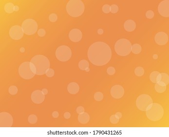 Fresh abstract background. Orange background with a pastel gradient with fine circles distributed over the entire surface. Suitable for invitations, celebration cards or as a web background....