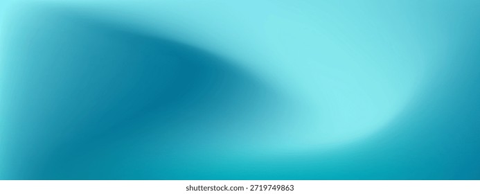 Fondo fresco y abstracto con un gradiente de malla suave y borrosa en tonos fríos de verde azulado, azul y blanco