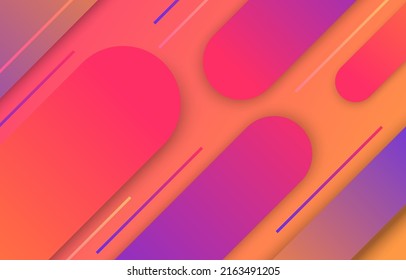 fresh Abstract colorful gradient background. futuristic, papercut, light summer