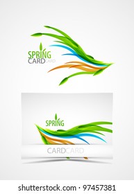 Fresh abstract wave lines design for backgrounds