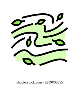 fresh air color icon vector. fresh air sign. isolated symbol illustration