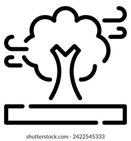 Fresh Air Icon Spring, for uiux, web, app, infographic, etc