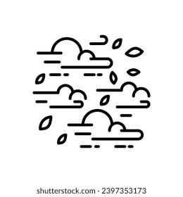 Fresh Air icon in vector. Illustration