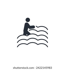 Fresh Air icon. vector.Editable stroke.linear style sign for use web design,logo.Symbol illustration.