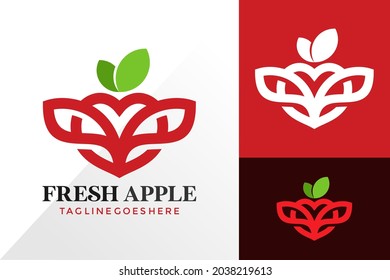 Fresh Apple Cerative Logo Design, Abstract Logos Designs Concept for Template