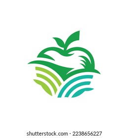Fresh Apple Field Logo Design