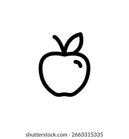 Frische Apfelfrucht Design Vektor perfekt für Lebensmittelverpackungen gesunde Ernährung und Ernährung Grafiken