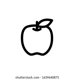 Fresh Apple Fruit in Garden, Farm Icon
