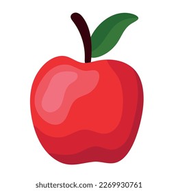 fresh apple fruit healthy icon