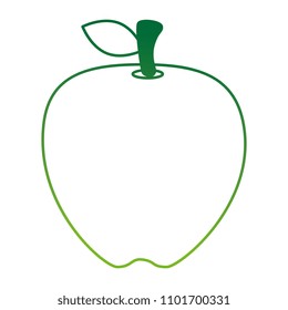 fresh apple fruit icon