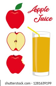 Fresh apple juice