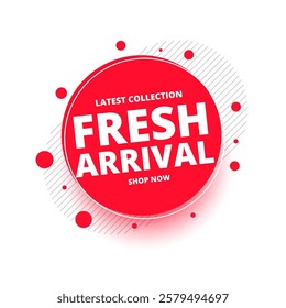 fresh arrival collection template for social media post vector