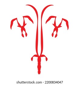 ilustración vectorial abstracta de diseño de logotipo de arte fresco