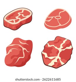 Fresh Assorted Pork Cuts for Culinary Use