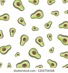 fresh avocado half pattern fresh avocado half pattern