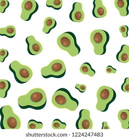 fresh avocado pattern background