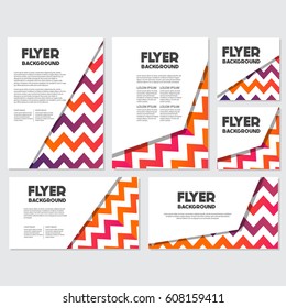 fresh background flyer style background Design Template,Vector Illustration