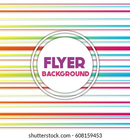fresh background flyer style background Design Template,Vector Illustration
