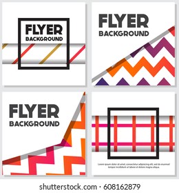 fresh background flyer style background Design Template,Vector Illustration