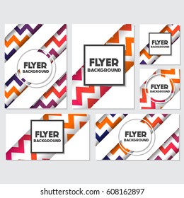 fresh background flyer style background Design Template,Vector Illustration