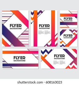 fresh background flyer style background Design Template,Vector Illustration