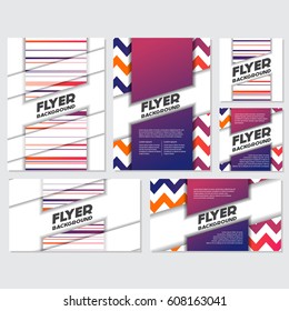 fresh background flyer style background Design Template,Vector Illustration