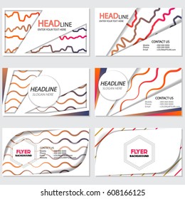 fresh background flyer style background Design Template,Vector Illustration