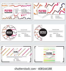 fresh background flyer style background Design Template,Vector Illustration