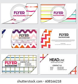 fresh background flyer style background Design Template,Vector Illustration